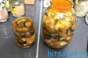 баклажаны с чесноком
