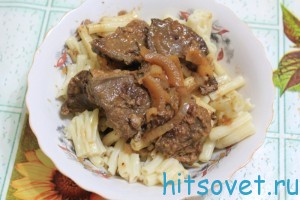 Говяжья жареная печень рецепт