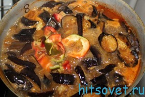 баклажаны с чесноком
