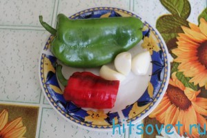 перец и чеснок