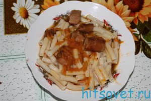 подлив с мясом