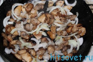 жареные грибы рецепт