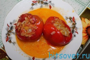 фаршированный перец рецепт