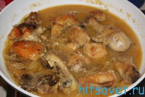 курица в апельсиновом соке