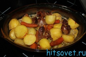 говядина с овощами