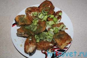 жареная кефаль