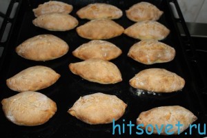рецепт пирожков с капустой в духовке