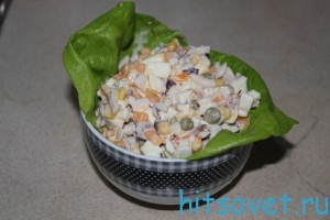 Салат из кальмаров рецепт