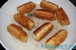 обжарить сосиски в тесте