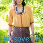 Платье спицами весна, фото 2.