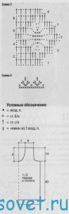 Топ из хлопка крючком, схемы.