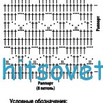 Вязание болеро и сумочки крючком, схема.