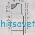 Схема вязания топа