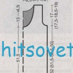 Схема вязания топа