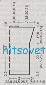 Топ с элементами блузы, выкройка.