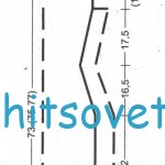 Схема вязания топа