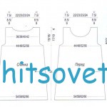 Схема вязания топа