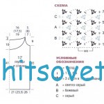 Схема вязания топа и шляпа крючком схема