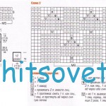 Вязаная кофточка, схема.