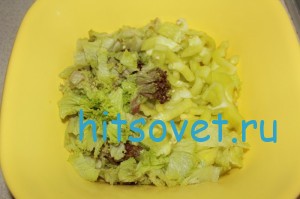 Салат и болгарский перец