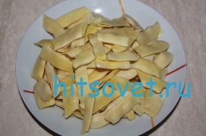 Порвать стручковую фасоль
