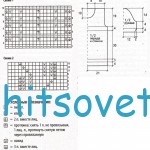 Розовая кофточка спицами, схема.