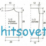 Схема кофточки