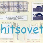Схема вязания топа