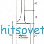 Схема вязания топа