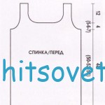 Схема вязания топа