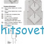 Схема вязания топа