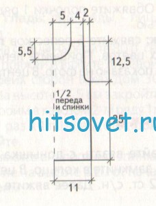 Схема платья