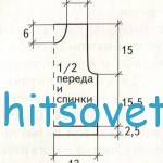 Схема вязания топа