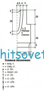 Женская безрукавка, выкройка.
