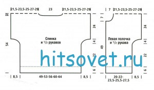Терракотовый вязаный жакет