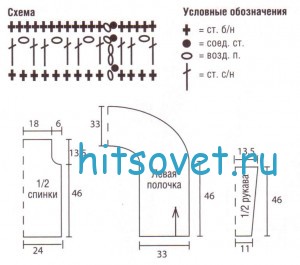 Меланжевый разноцветный жакет