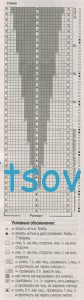 Вязание пончо зигзагообразным узором, схема. Вязание пончо зигзагообразным узором, схема.