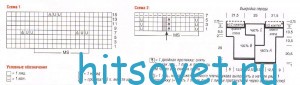 Вязание пуловера в стиле пэчворк, схемы.