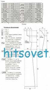Длинное белое платье, схема.