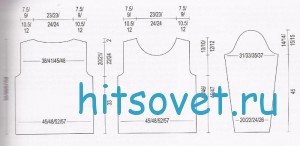 Стильный бежевый пуловер спицами, выкройка. Стильный бежевый пуловер спицами, выкройка.