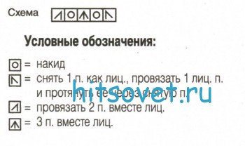 Схема желтого жакета