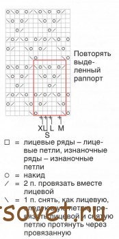 Схема вязаного топа