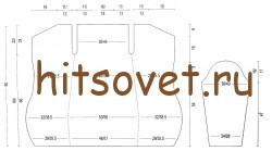 Выкройка вязаного пальто