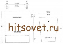 выкройка женского пуловера