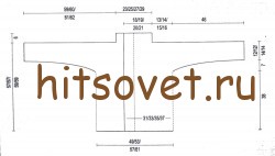 Выкройка вязаного жакета без швов