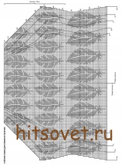 Схема жаккардового жакета, фото 1.