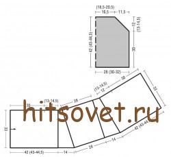 Выкройка женского жилета