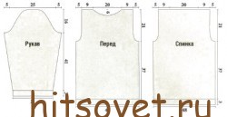 Выкройка джемпер.