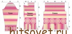 Жакет крючком схемы и описание, выкройка.