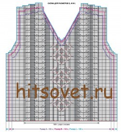Схема мужского жилета рисунок 2.